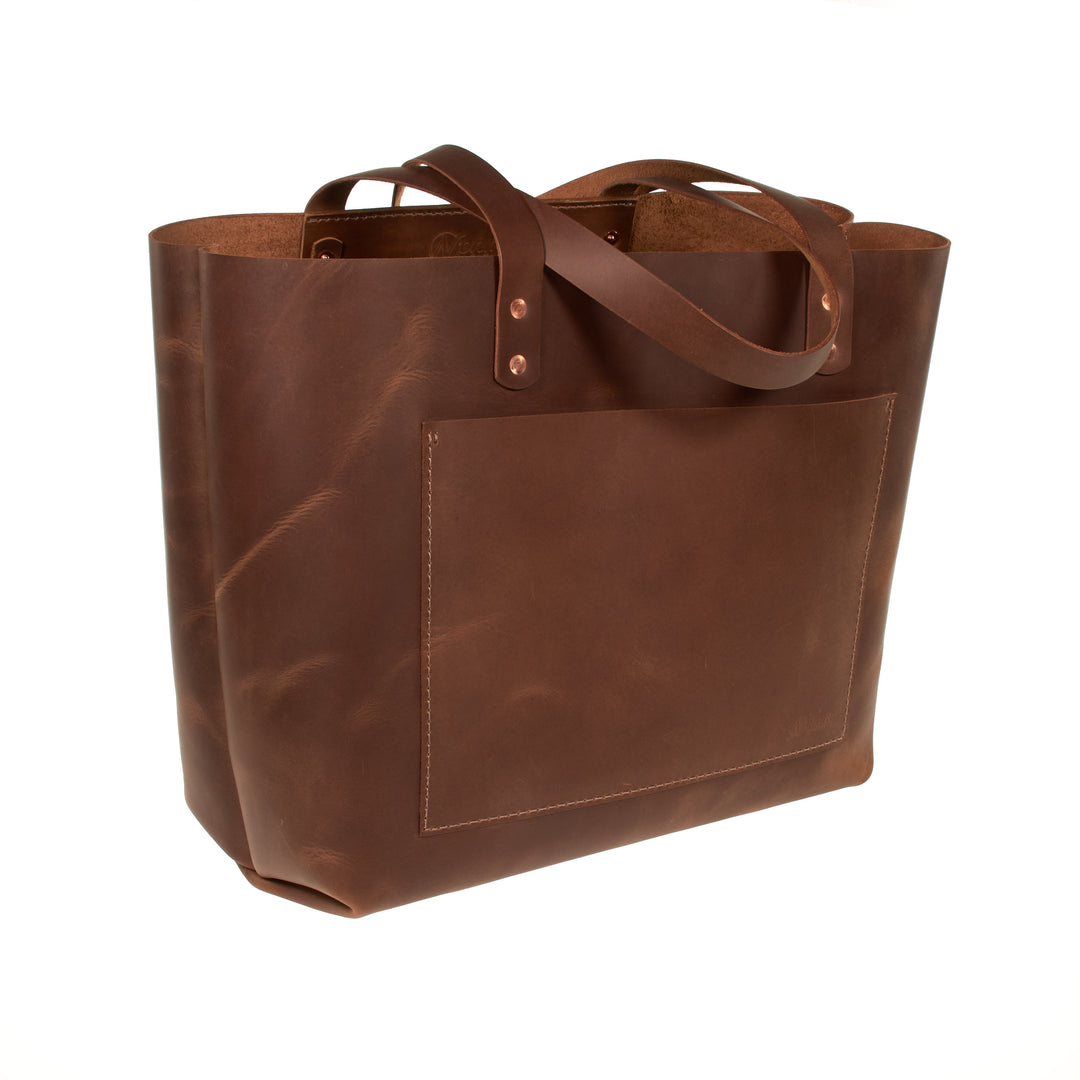 Leather Tote Bag - Large
