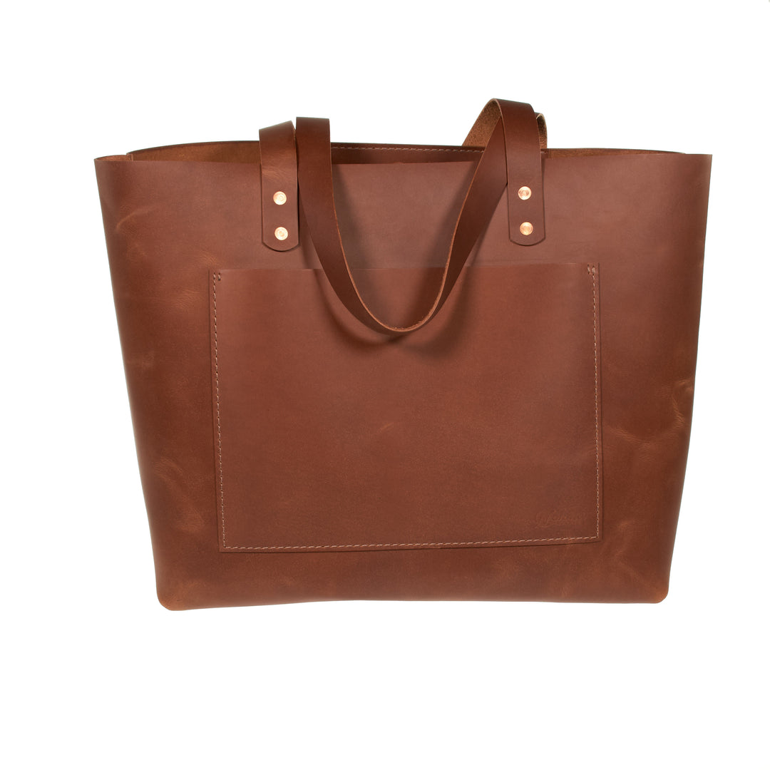 Leather Tote Bag - Large