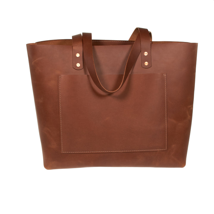 Leather Tote Bag - Large