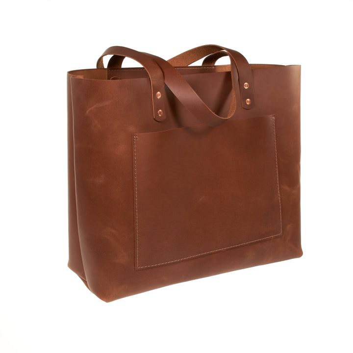 Leather Tote Bag - Large
