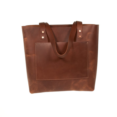 Leather Tote Bag - Medium