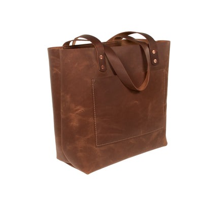 Leather Tote Bag - Medium