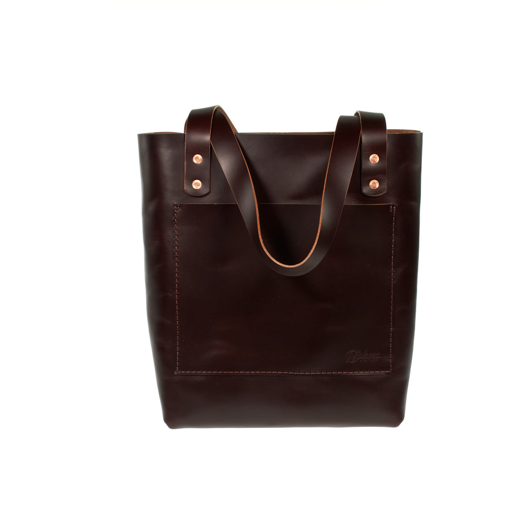 Leather Tote Bag -Small
