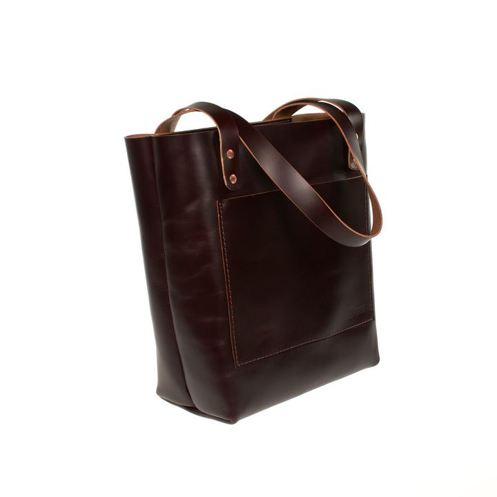Leather Tote Bag -Small