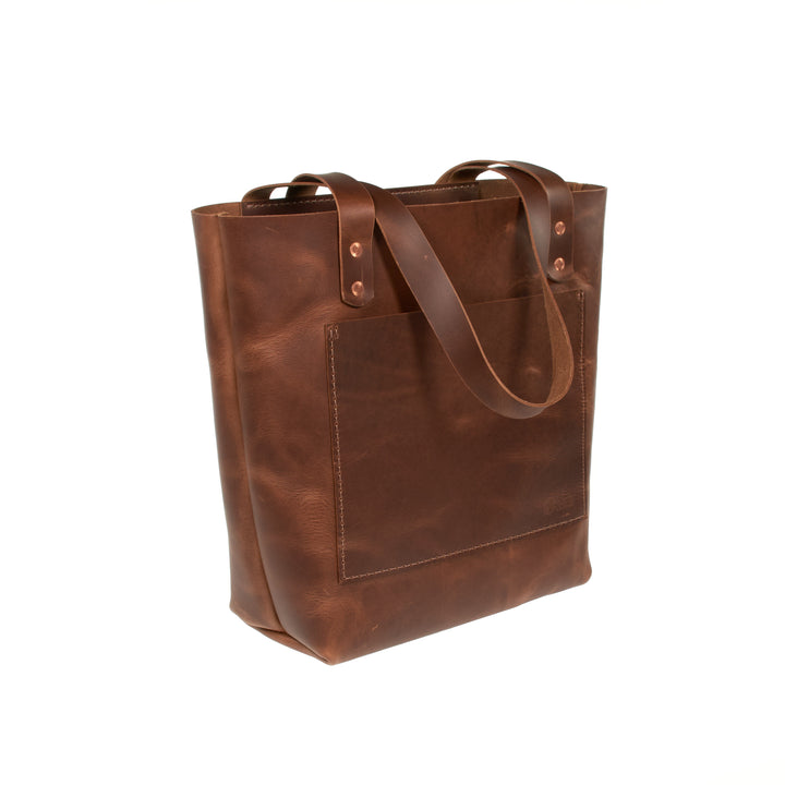 Leather Tote Bag -Small
