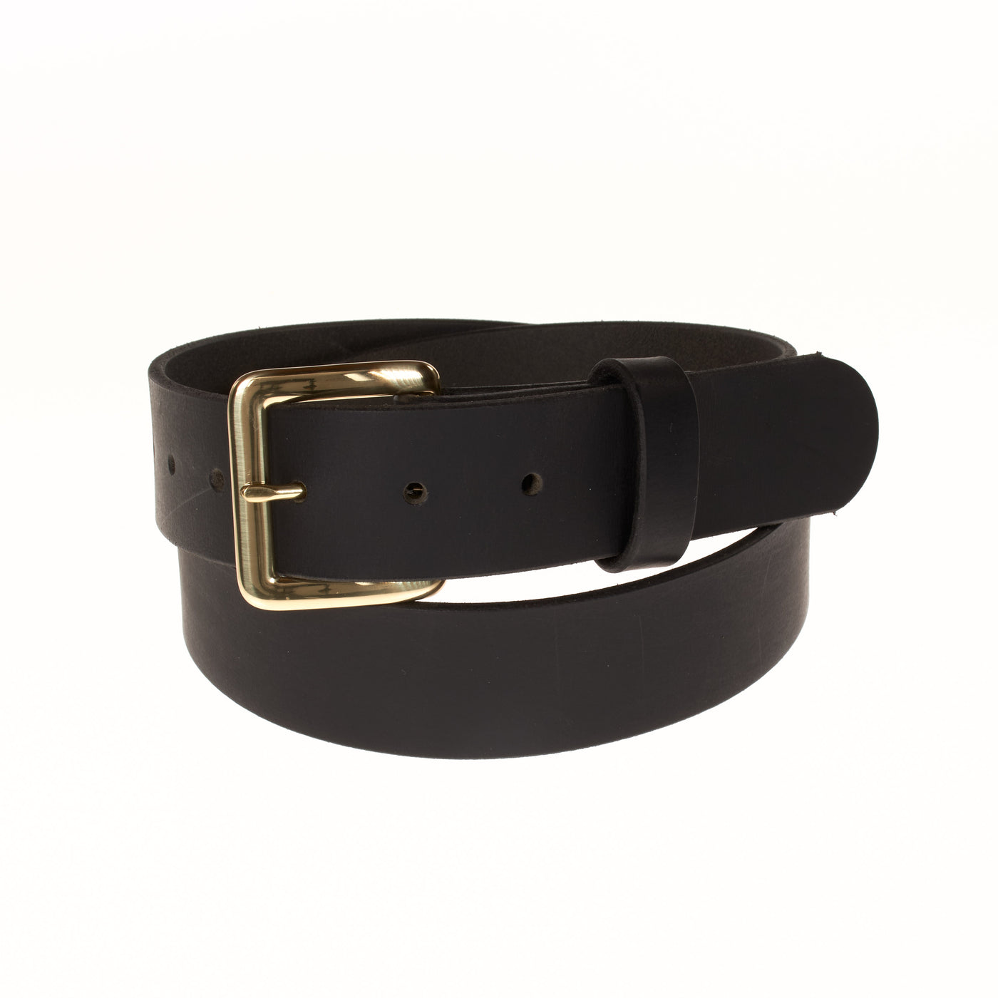 The Classic Series Leather Belt - Solid Brass