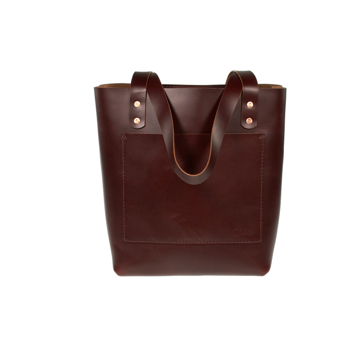 Leather Tote Bag -Small