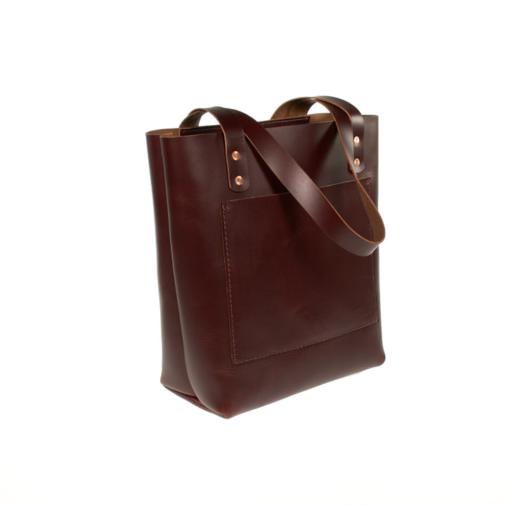 Leather Tote Bag -Small