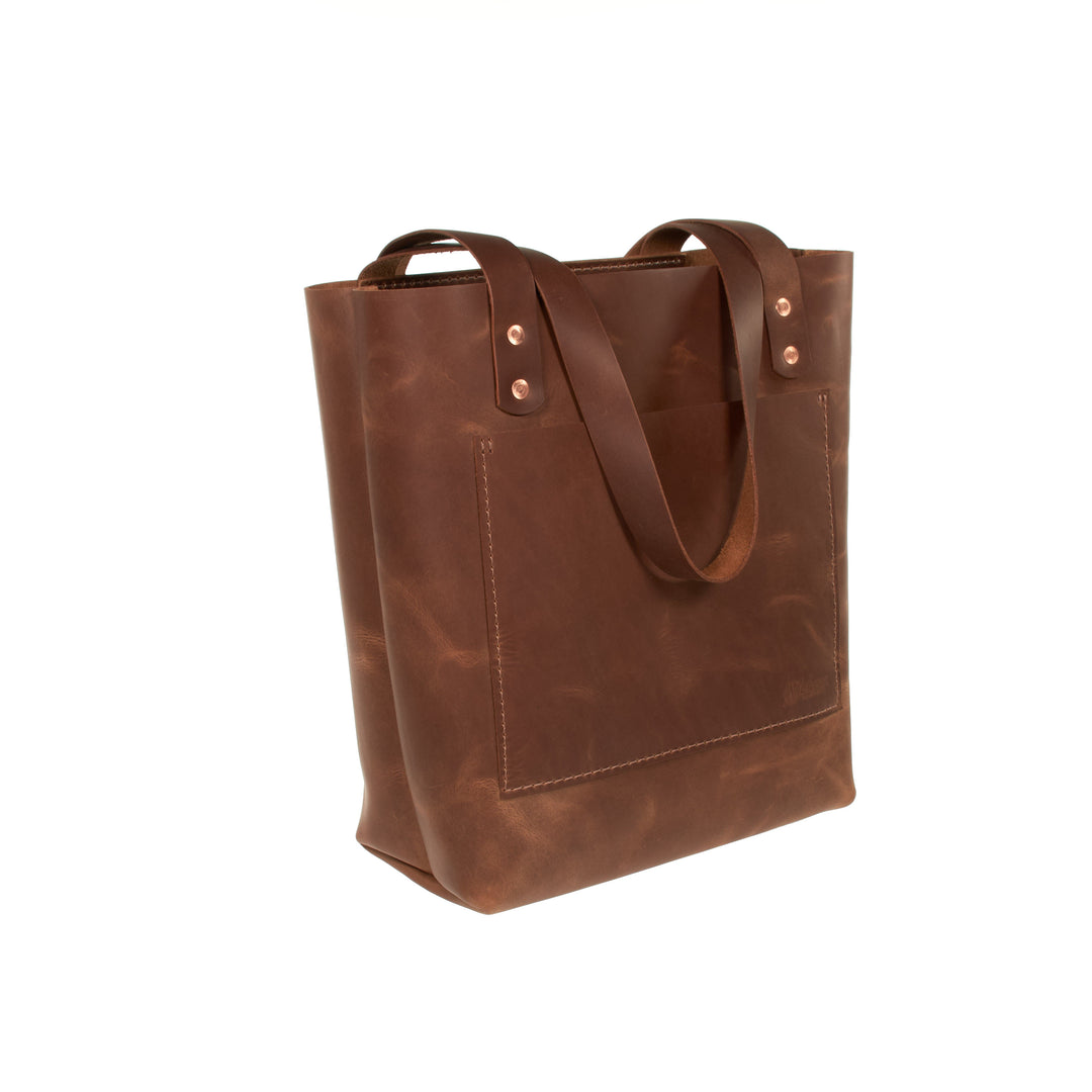 Leather Tote Bag -Small