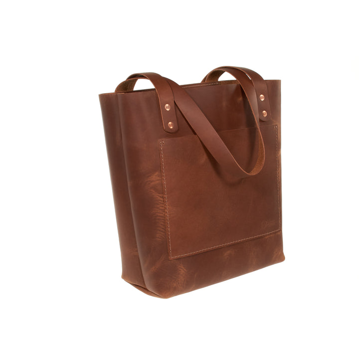 Leather Tote Bag -Small