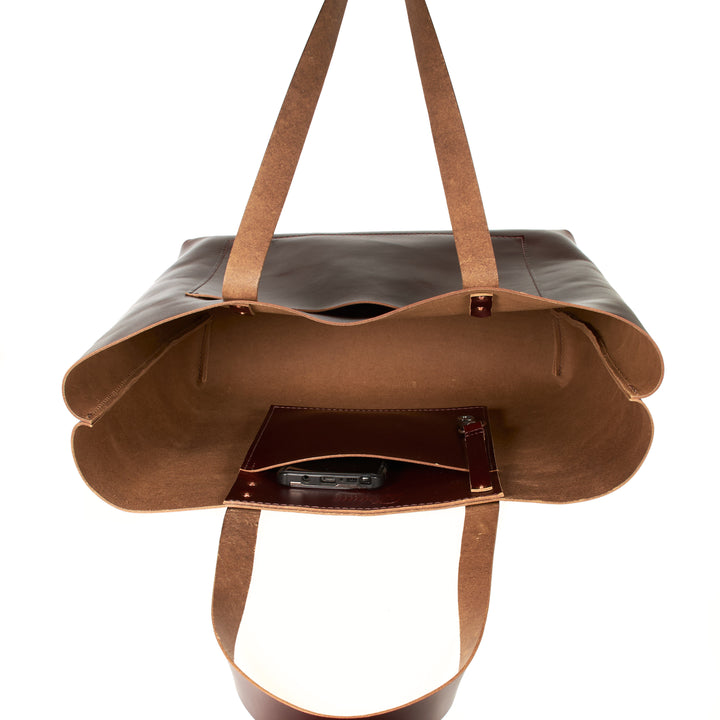Leather Tote Bag - Large