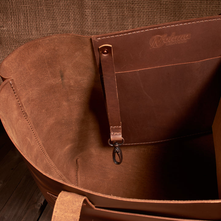 Leather Tote Bag -Small