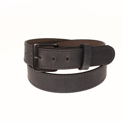 The Classic Series Leather Belt - Gun Metal