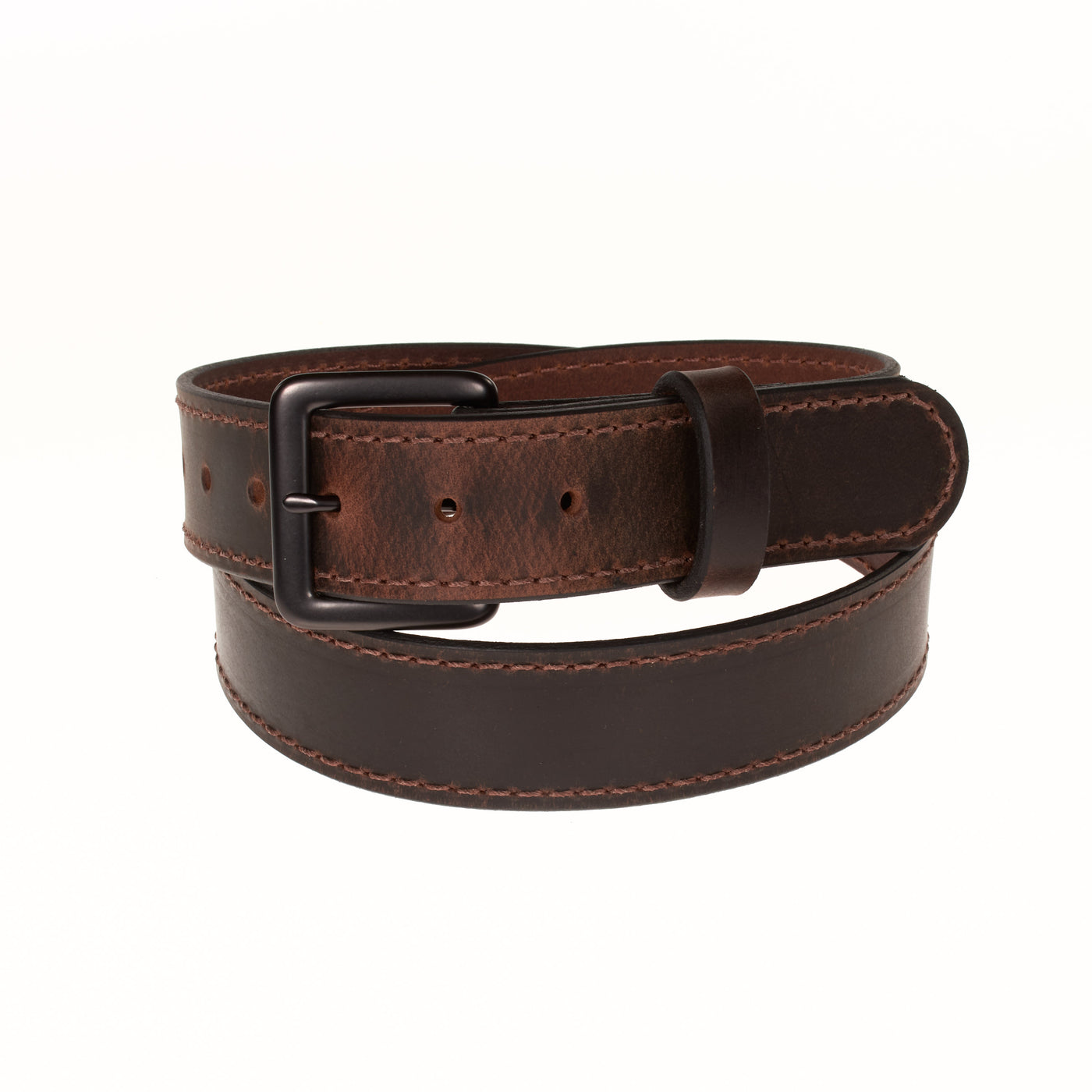 The Classic Series Leather Belt - Gun Metal