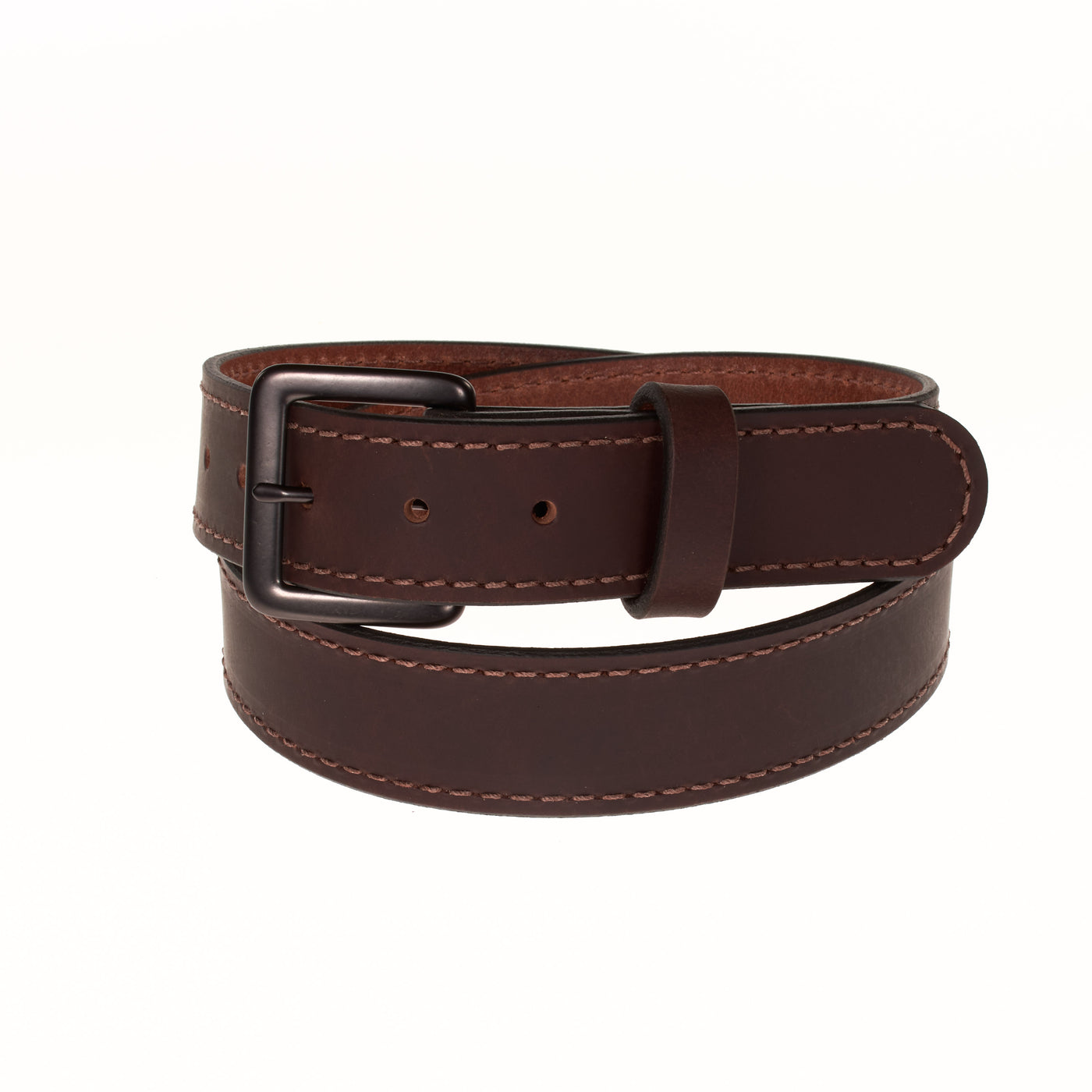 The Classic Series Leather Belt - Gun Metal