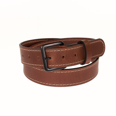 The Classic Series Leather Belt - Gun Metal