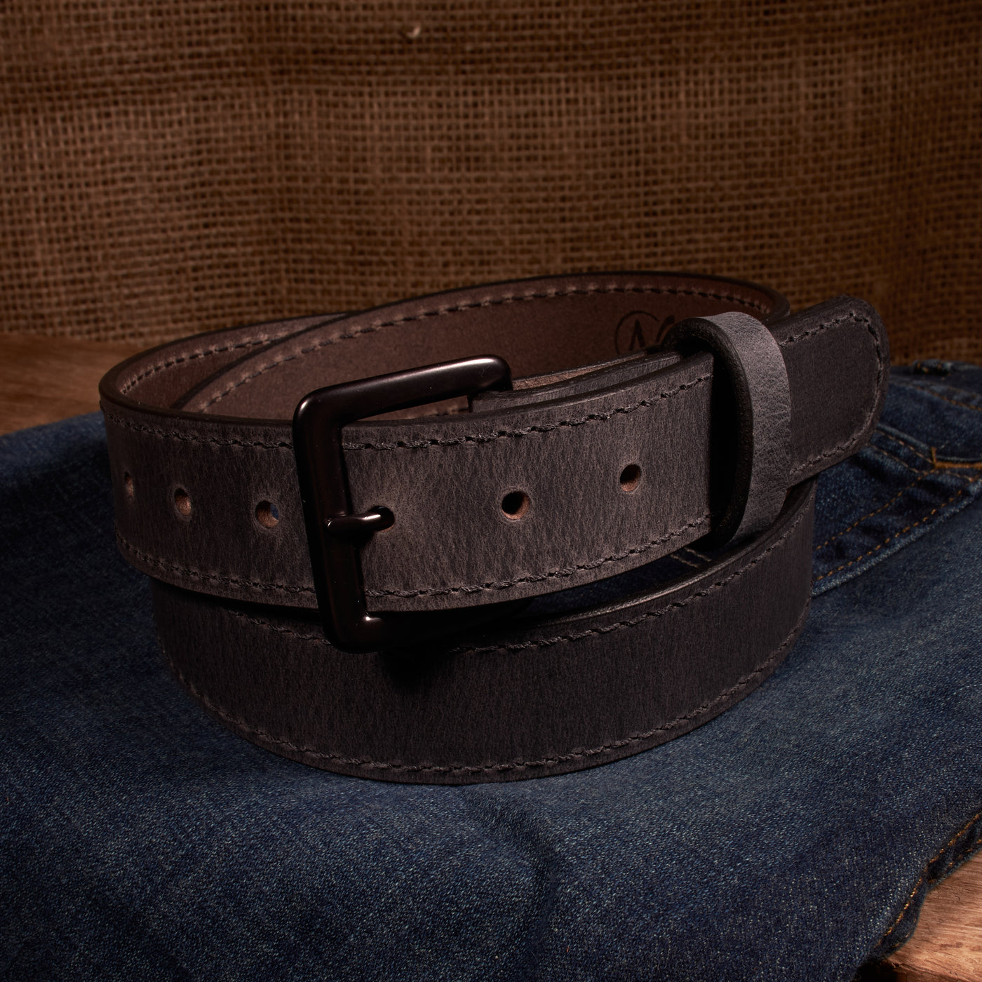 The Classic Series Leather Belt - Gun Metal