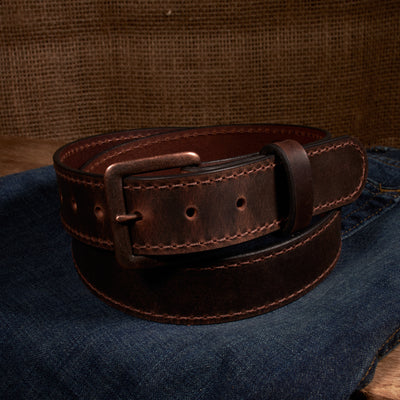 The Classic Series Leather Belt - Antique Copper