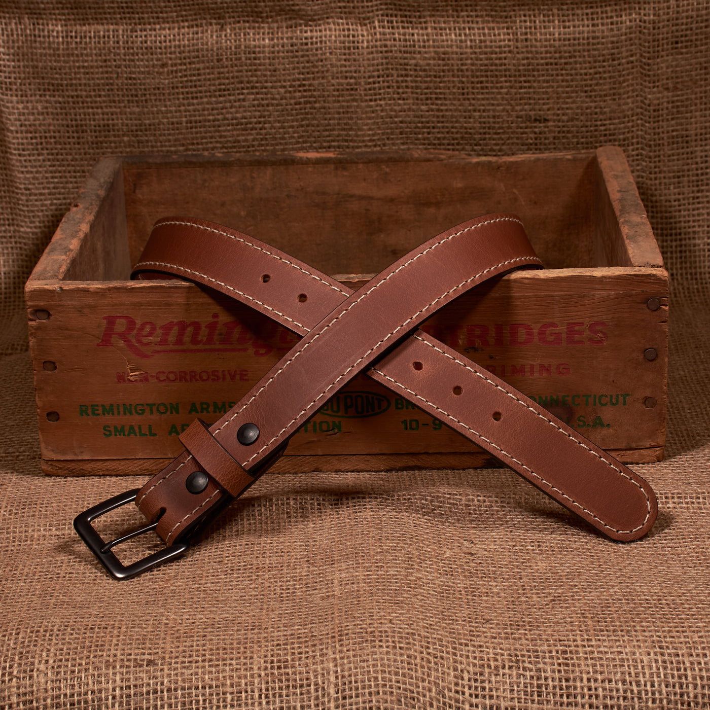 The Classic Series Leather Belt - Gun Metal