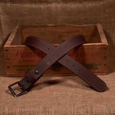 The Classic Series Leather Belt - Gun Metal