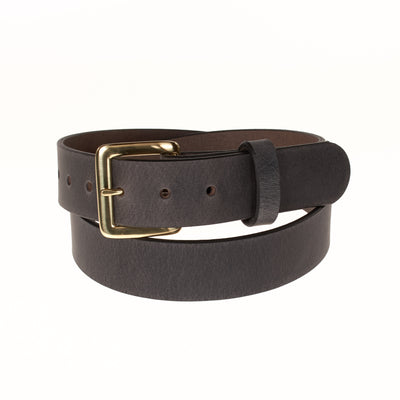 The Classic Series Leather Belt - Solid Brass