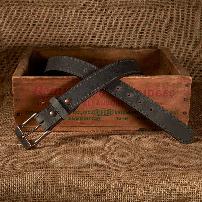 Frontier Premium Leather Belt - Antique Copper