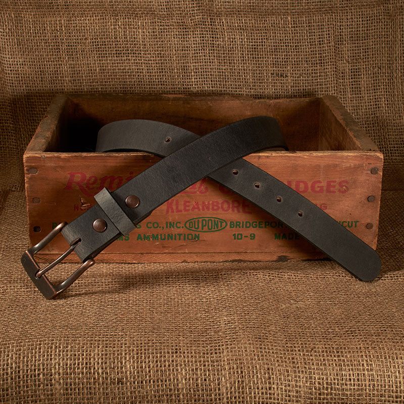 Frontier Premium Leather Belt - Antique Copper