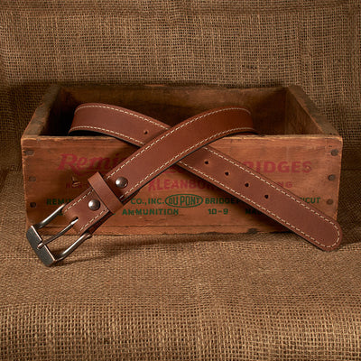 Frontier Premium Leather Belt - Antique Copper