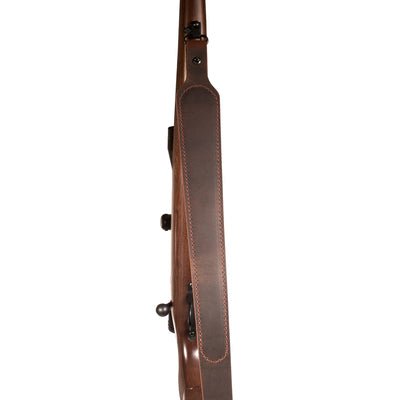 BF700 Buffalo Leather Cobra Style Rifle Sling – Padded with Suede Back – Amish Handmade in USA