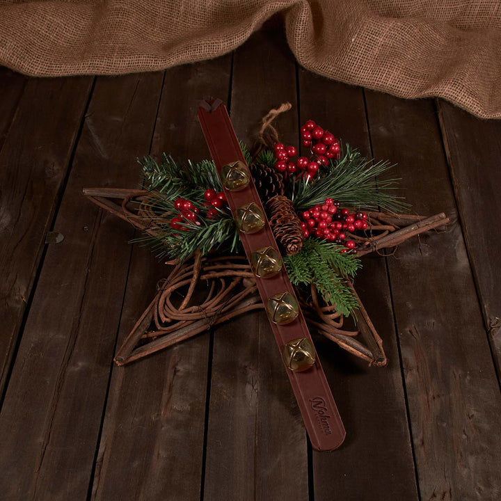 Leather Door Hanger Bells – Handmade Brass & Silver Sleigh Bells & Dog Training Bells