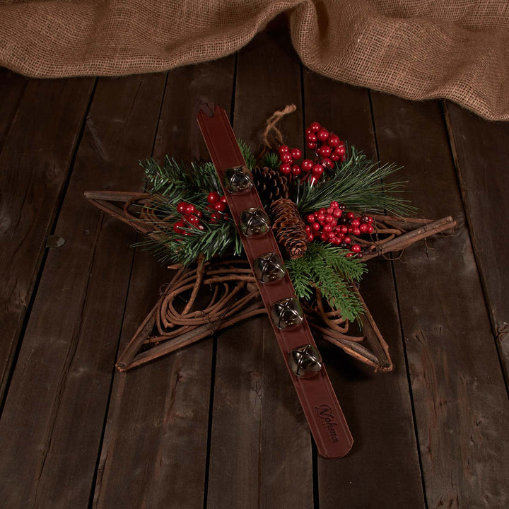 Leather Door Hanger Bells – Handmade Brass & Silver Sleigh Bells & Dog Training Bells