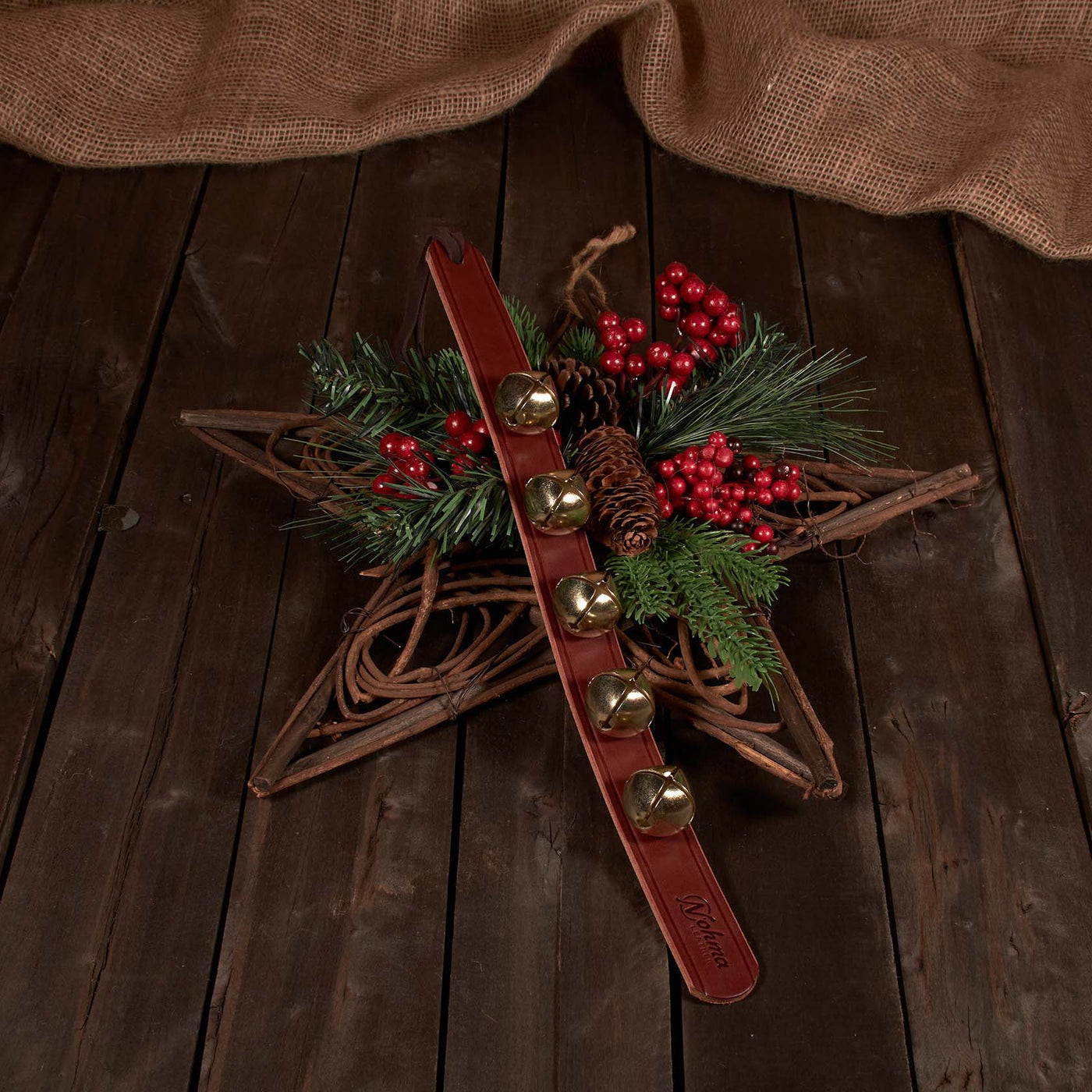 Leather Door Hanger Bells – Handmade Brass & Silver Sleigh Bells & Dog Training Bells