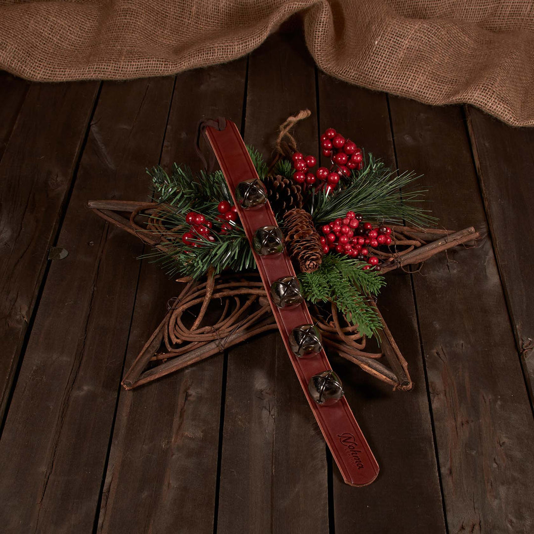 Leather Door Hanger Bells – Handmade Brass & Silver Sleigh Bells & Dog Training Bells