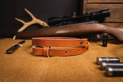 The Hunter - Leather Rifle Sling
