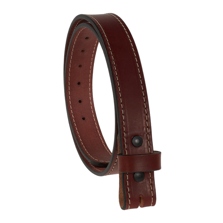 THE NO BUCKLE BELT HD SERIES - LEATHER BELT BLANK– 1.5” Accent Stitched