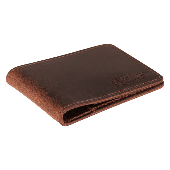 The Washington Bifold Wallet – Slim Minimalist Leather Wallet with Money Clip