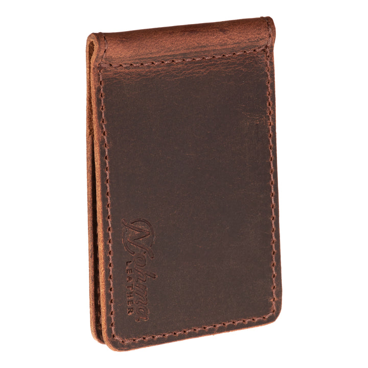 The Lincoln – Slim Minimalist Leather Bifold Wallet with Money Clip