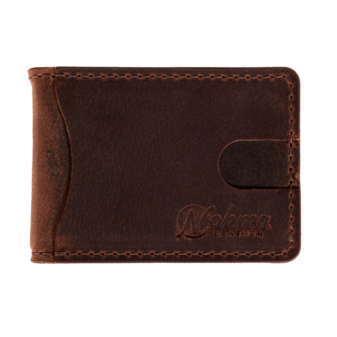The Benjamin Bifold Wallet – Slim Minimalist Leather Wallet with Money Clip