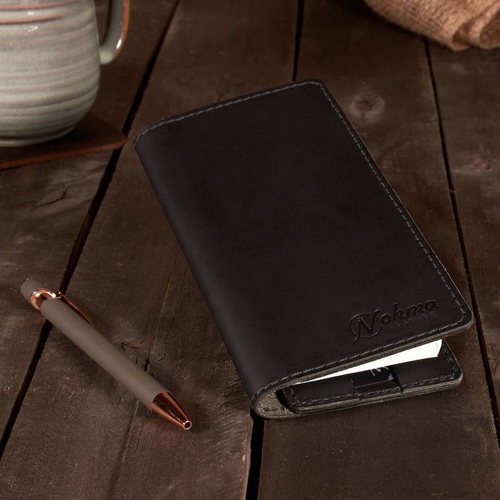 Leather Checkbook Cover - Classic Checkbook Wallet (Made in USA)