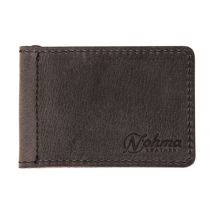 The Lincoln – Slim Minimalist Leather Bifold Wallet with Money Clip