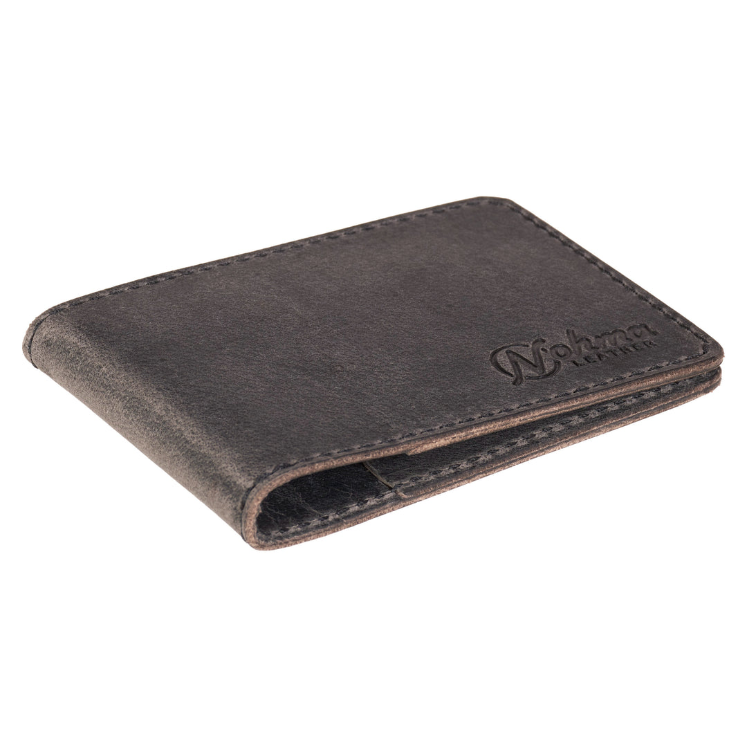The Washington Bifold Wallet – Slim Minimalist Leather Wallet with Money Clip