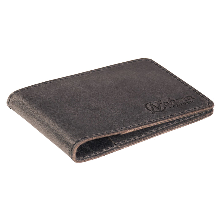 The Washington Bifold Wallet – Slim Minimalist Leather Wallet with Money Clip