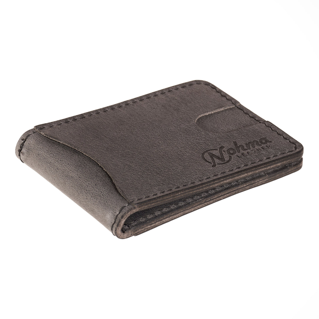 The Benjamin Bifold Wallet – Slim Minimalist Leather Wallet with Money Clip