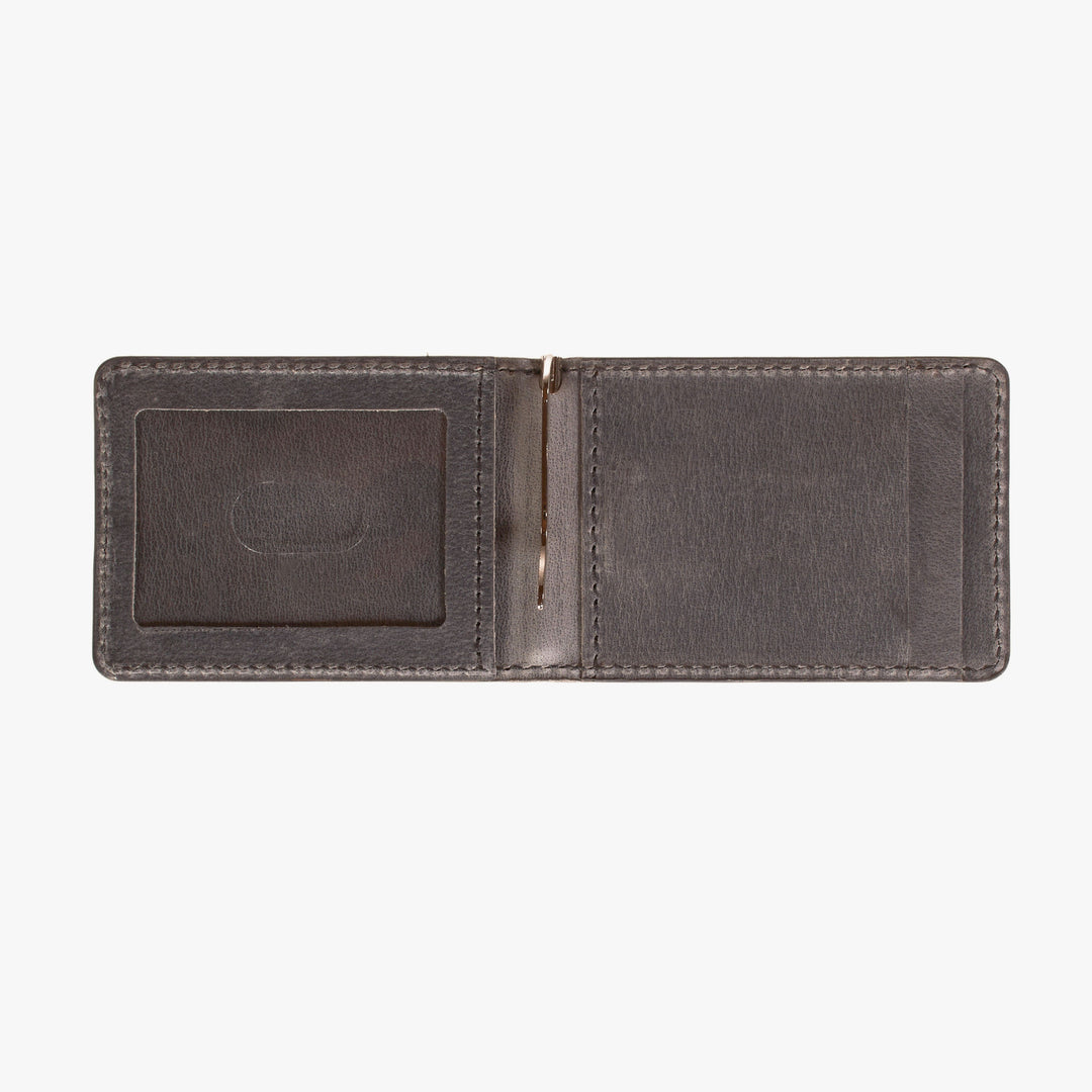 The Benjamin Bifold Wallet – Slim Minimalist Leather Wallet with Money Clip