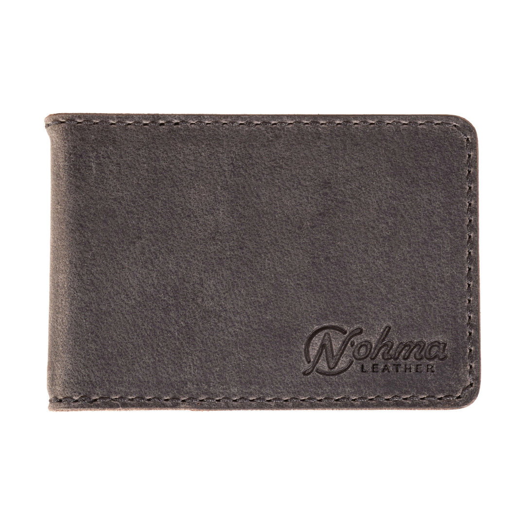 The Washington Bifold Wallet – Slim Minimalist Leather Wallet with Money Clip