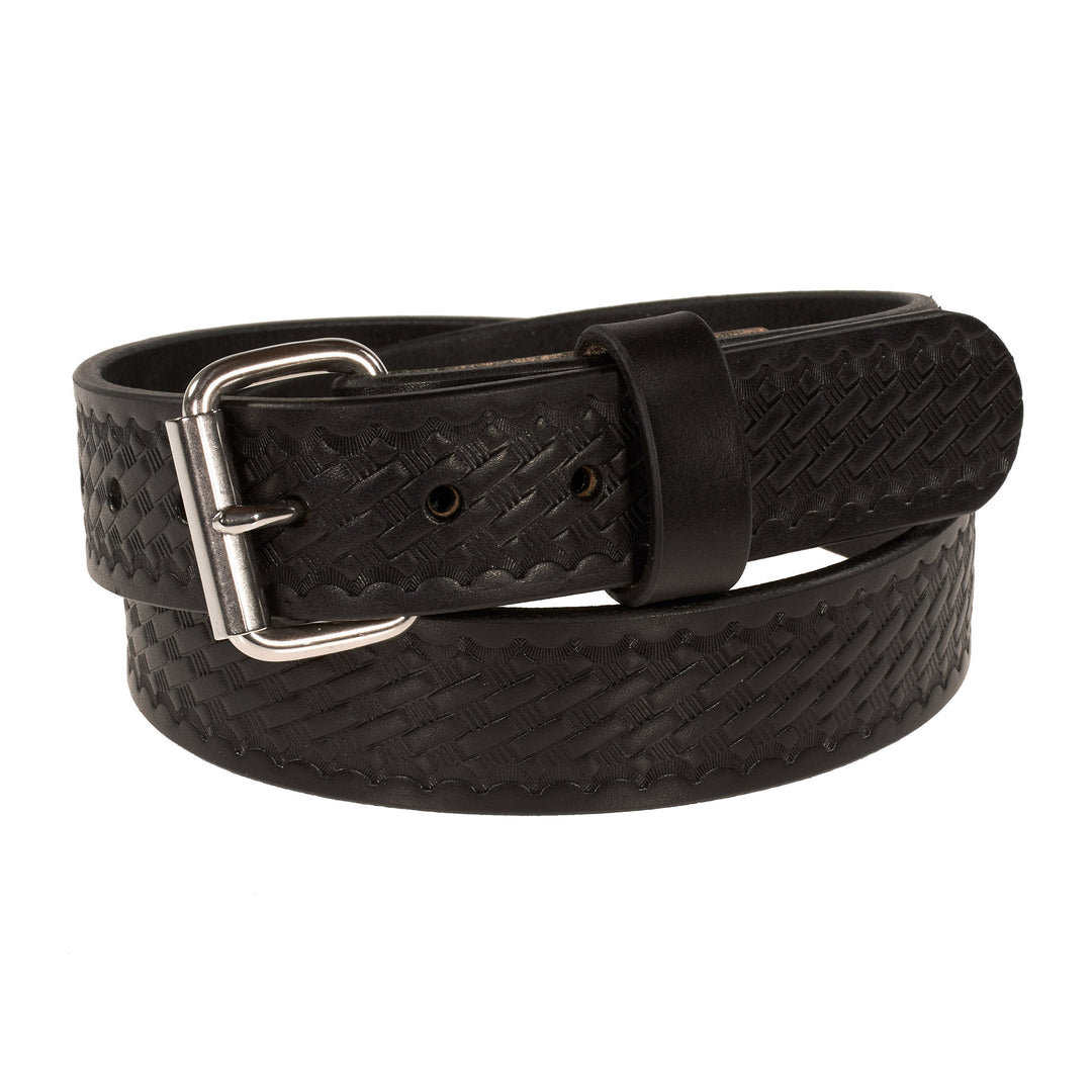 THE OUTFITTER HD SERIES - BASKETWEAVE LEATHER BELT 1.5”