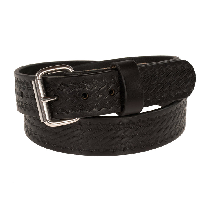 THE OUTFITTER HD SERIES - BASKETWEAVE LEATHER BELT 1.5”