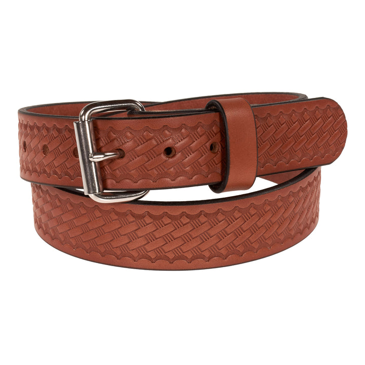 THE OUTFITTER HD SERIES - BASKETWEAVE LEATHER BELT 1.5”