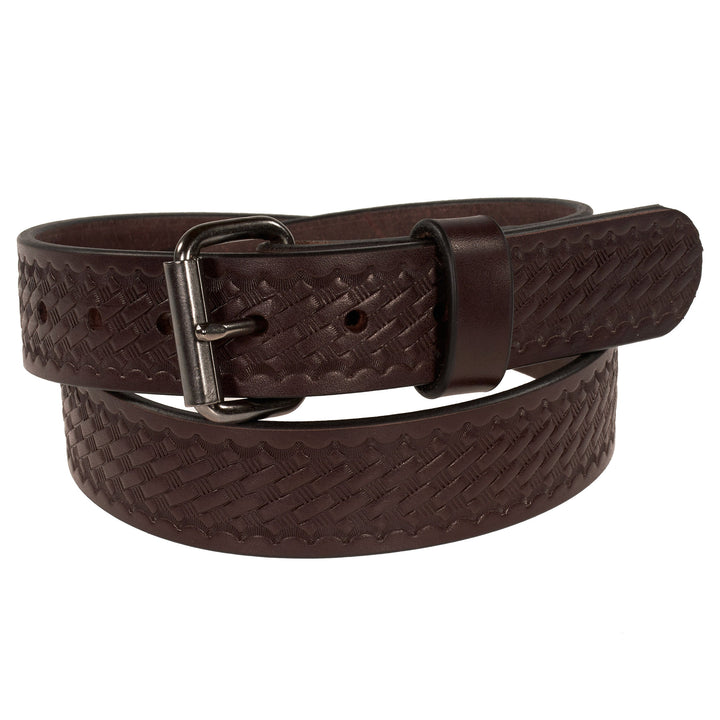 THE OUTFITTER HD SERIES - BASKETWEAVE LEATHER BELT 1.5”