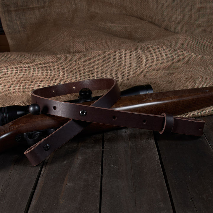 The Hunter - Leather Rifle Sling